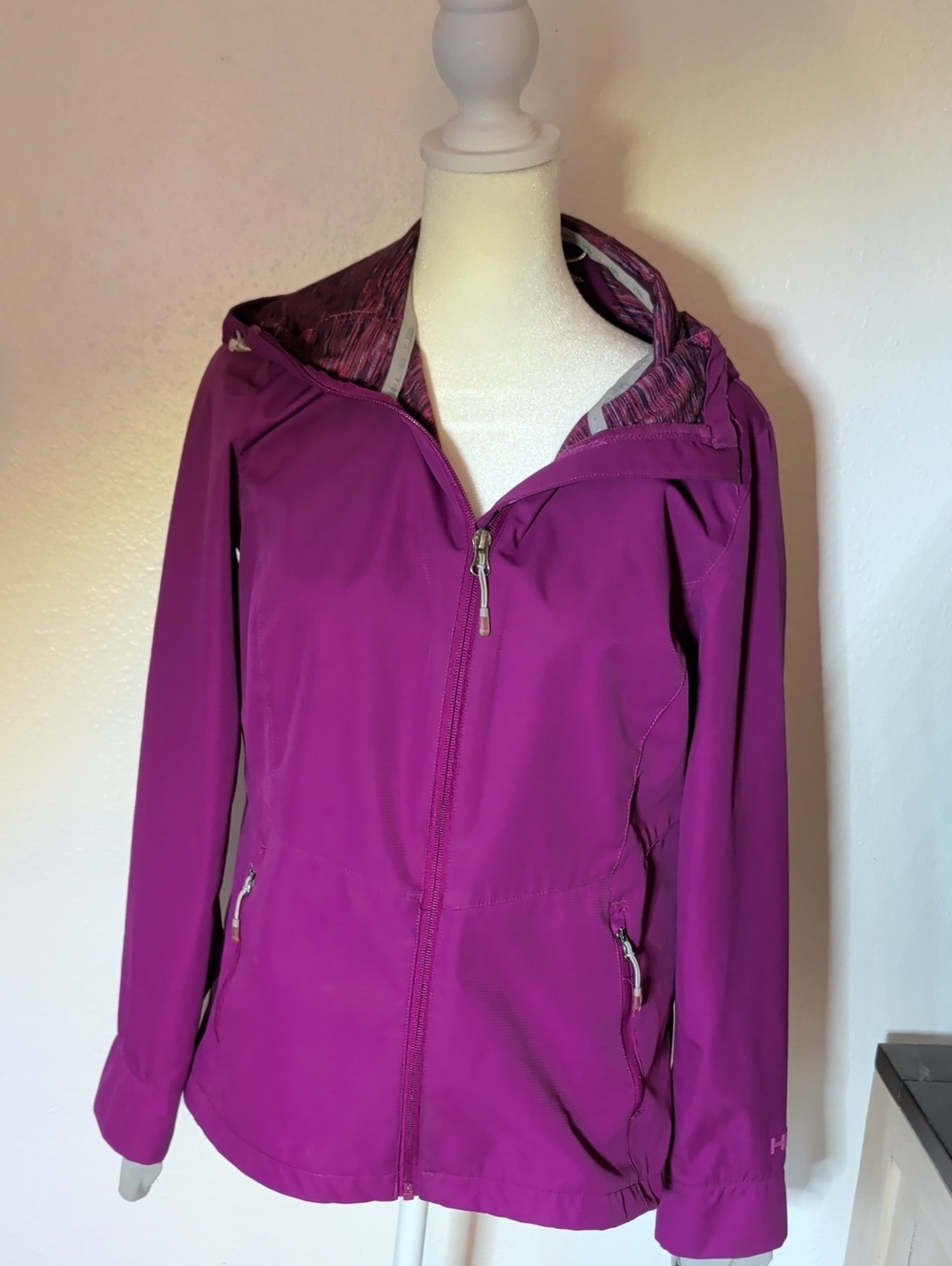 Hawke & Co Women's Hooded Utility Jacket - Purple